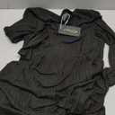 OFEEFAN Long Sleeve Dress for Women Crew Neck Empire Waist Tunic Dress with Pockets, Large