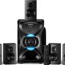Bobtot Surround Sound Systems Wireless Rear Satellite Speakers - 1000W Peak Deep Bass 8 inch Subwoofer 5.1/2.1 Channel Home Theater System with ARC Optical Bluetooth Karaoke Input