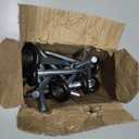 12 Pack 1.8 Inch Nylon Sealed Garage Door Rollers, Quiet/Durable and High Load, High Performance Bearing, Black, by GENHAKON.