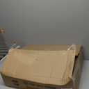 TigerDad Overbed Bedside Desk Mobile Rolling Laptop Stand Tilting Overbed Table with Wheels Height Adjustable Tray Table for Laptop Bed Sofa Side Table (Rustic Brown)