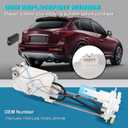 OTO-K Electric Fuel Pump Module Assembly Compatible with Infiniti QX56 2011-2013,QX80 2014-2016 V8 5.6L Gas,Fuel Pump w/Sending Unit Replace#170401LA0A, 170401LA0B