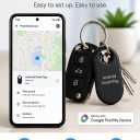 Android Smart Tag 2 Bluetooth Tracker Works with Google Find My Device, Key Finder for Keys, Wallet & Luggage, Loud Alarm, No Monthly Fees, Replaceable Battery