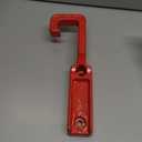 ECOTRIC Front Tow Hooks Compatible with 20152023 Jeep Grand Cherokee Red Steel