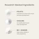 Perelel 1st Trimester Prenatal Pack, Multivitamin with Folate, Vitamin D, Omega 3, Iron & Ginger, Nutritional Support for Early Pregnancy, Soy & Gluten Free, Non GMO, 30 Daily Pill Packs