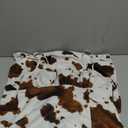 Verdusa Women's Cowgirl Dress Western Outfit Boho Bodycon Long Slit Thigh Cami Dresses (Large, White and Brown)