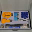 JOREST Watch Repair Kit for Battery Replacement & Link Removal, Resizing &Opener, Watch Repair and Cleaning Screwdriver Set, Wrench Back Remover, Spring Bar Tool