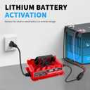 48V 15A Lithium Battery Charger, 58.4V 15A Lifepo4 Lithium Battery Chgarger,IP65 Waterproof, for 48V (51.2V) Litium Battery, Ideal for Golf Carts, Electric Outboards, Boats, and Home