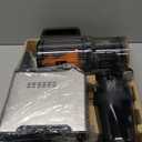 Cold Press Juicer, Wide Feed Chute Juicer Machines, Stainless Steel Slow Masticating Juicers Easy to Clean, Vegetables & Fruits Juice Extractor, High Juice Yield, Gray Knob