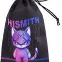 3 x Hismith Adult Toy Storage Bags, Drawstring Storage Bags, Polyester Fabric Pouch Stuff Bags for Travelling, 6 Pieces Gift Bag S Size Set