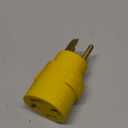 AQQHSAIN NEMA 14-50P to 14-30R Compact Adapter, 4 Prong 50 Amp Male Plug to 30 Amp Female Receptacle 120V/240V RV to Dryer Adapter Power Cord Connector for Welder EV Generator Camper Travel