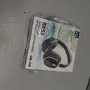 Hybrid Active Noise Cancelling Bluetooth Headphones,Bluetooth 6.0 Over Ear Wireless Headphones with 60H Playtime, Hi-Res Audio, Deep Bass, Memory Foam Ear Cups for Home Office Travel Black