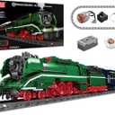 Mould King 12007 German Express Train Building Block Kits Model, MOC Building Blocks Set to Build, Gift for Kids Age 8+/Adult Collections Enthusiasts(2348 Pieces, with Motor)