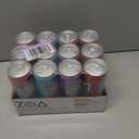 ZOA Zero Sugar Energy Drinks with Electrolytes, Vitamin C, Amino Acids, B-Vitamins, Made with Green Tea Caffeine, Sugar-Free Variety Pack- Four Flavors, 12 Fl Oz Cans (12-Pack) (EXP 08/09/26)