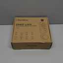 Ulecoce Fingerprint Keypad Deadbolt with Handle Set, Keyless Entry Door Lock, Door Locks for Front Door Lock Set, App Control, Auto Locking, Easy to Install, Matte Black