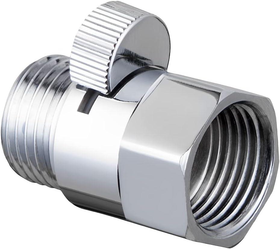 G1/2" Brass Flow With Handle Quick Control Flow Shutoff Valve Shower Head Water Saver Bathroom