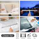 peafowl 10 inch Shower Squeegee Stainless Steel Bath Squeegee for Shower Glass Doors Bathroom Windows Kitchen Mirror and Car Glass with Hooks Holder (10 inch, Silver)