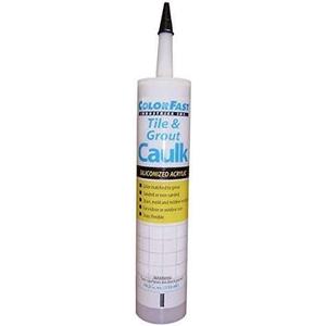 Colorfast Siliconized-Acrylic Caulking - Sanded TEC Colors - 10.3 fl oz (Sandstone Beige #961)