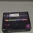 Interior Car LED Strip Lights, Acrylic LED Lights for Car with Dynamic Dreamcolor Chasing, Ambient Lighting Kits Music Sync Wireless APP and RF Remote Control (8 in 1)