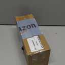 Tbestmax Qtips Holder Bathroom Container, 10 OZ Cotton Ball/Swabs Dispenser, Apothecary Jar Organizer for Storage Brown Wood Lids