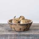 Creative Co-Op Resin Figs with Gold Finish (Set of 5 Pieces)