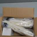 Travel Vacuum Bags with Pump, 25L Large Capacity Vacuum Bags for Travel, IPX7 Waterproof, Open Zipper, Reusable Space Saver Compression Bags for Luggage, Backpack, Suitcase, Home Storage (White)