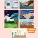 Hopscotch Girls Science! STEM Sticker Activity Book - Fun & Educational for Kids Ages 4-8 - Creative Play - Toddler - 24 Pages