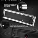 Bestview LED Side Marker Lights Compatible with 1981-1991 Chevy C10 C20 C30 GMC C1500 C2500 Suburban Blazer Jimmy, Driver & Passenger Side, White Lamp Smoked Lens