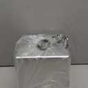 Y-in Hand Tissue Box Cover, Decorative Square Facial Storage Tissue Box Holder, Home Accessories for Bathroom Vanity Countertops, Dressers, Night Stand, Parlors and Office - Silver