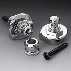 Schaller Security Locks Guitar Strap Locks - Chrome