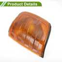 No.1248260943 Corner Signal Light Cover for Mercedes-Benz W124 1984-1996 Waterproof Yellow Left Corner Light Lamp Lens Plastic 1 Pc