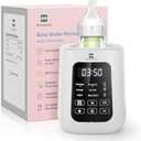 Bottle Warmer, HIYAKOI Baby Bottle Warmer for Breastmilk or Formula, Water Bath Technology with Accurate Temperature Control, Automatic Shut-Off, Bottle Warmer for All Bottles