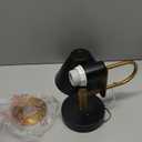 Modern 1 Light Bathroom Vanity Light Fixture, HWH Industrial Wall Sconce Lamp for Indoor Outdoor, Black Gold Finish Wall Light for Bedroom, Kitchen Sink, Above Mirror, 5HZG56B BK+BG