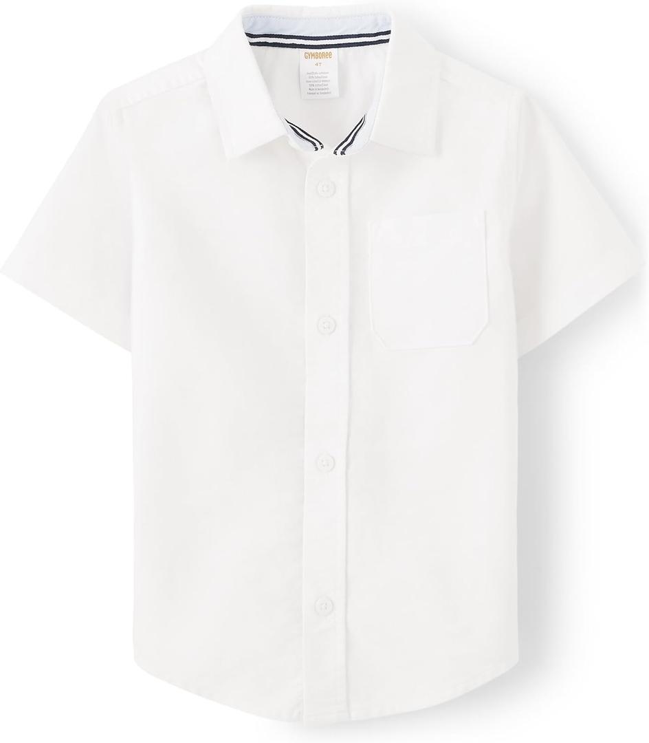 Gymboree,Matching Family Short Sleeve Button Up Shirt, 5T