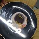 Organic Black & Gold Rim Plates 120 Count - 9" Elegant Disposable Plastic Dinner Plates for Parties & Gatherings