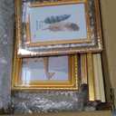 15 Pcs Gold Vintage Picture Frames for Wall or Tabletop Display Ornate French Country Frame Collage with 8x10 5x7 4x6 Frames Set for Gallery Bedroom Living Room