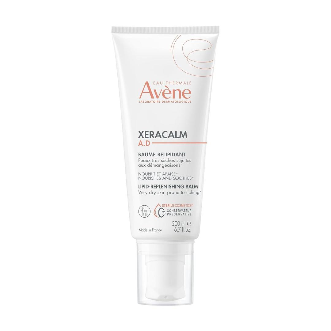 Avne XeraCalm A.D Lipid-Replenishing Balm, Atopic Dermatitis, Eczema-Prone Skin, For dry, itchy Skin, Restore Skin Barrier, Infants, Children & Adults, No Preservatives, Fragrance-Free 6.7 Oz.