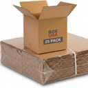 BOX USA Shipping Boxes Small 10"L x 10"W x 10"H 25-Pack, Cardboard Box for Shipping, Moving, Mailing, Packing, Packaging and Storage