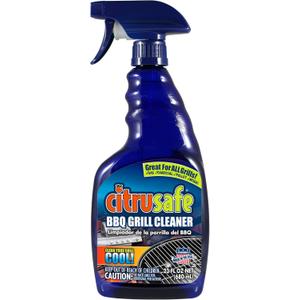 Citrusafe Grill Cleaning Spray - BBQ Grid And Grill Grate Cleanser (23oz) (23 Ounce (Pack of 1))