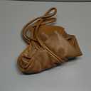 Large Vegan Leather Weekender Bag - Women's Shopper Handbag (Khaki)