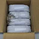 ANNKE 30M/100ft BNC Cable, Video Power Extension Surveillance Camera Cables for CCTV Security DVR System Installation, Free 8X BNC Connectors and 100pcs Cable Clips Included, 4 Pack, White