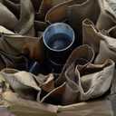 10ft Offset Hanging Market Patio Umbrella with Easy Tilt Adjustment, 8 Ribs for Backyard, Poolside, Lawn and Garden, Beige