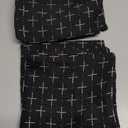 MIULEE Pack of 2 Decorative Burlap Linen Throw Pillow Covers Modern Farmhouse Pillowcase Rustic Woven Textured Cushion Cover for Sofa Couch Bed 16x16 Inch Black