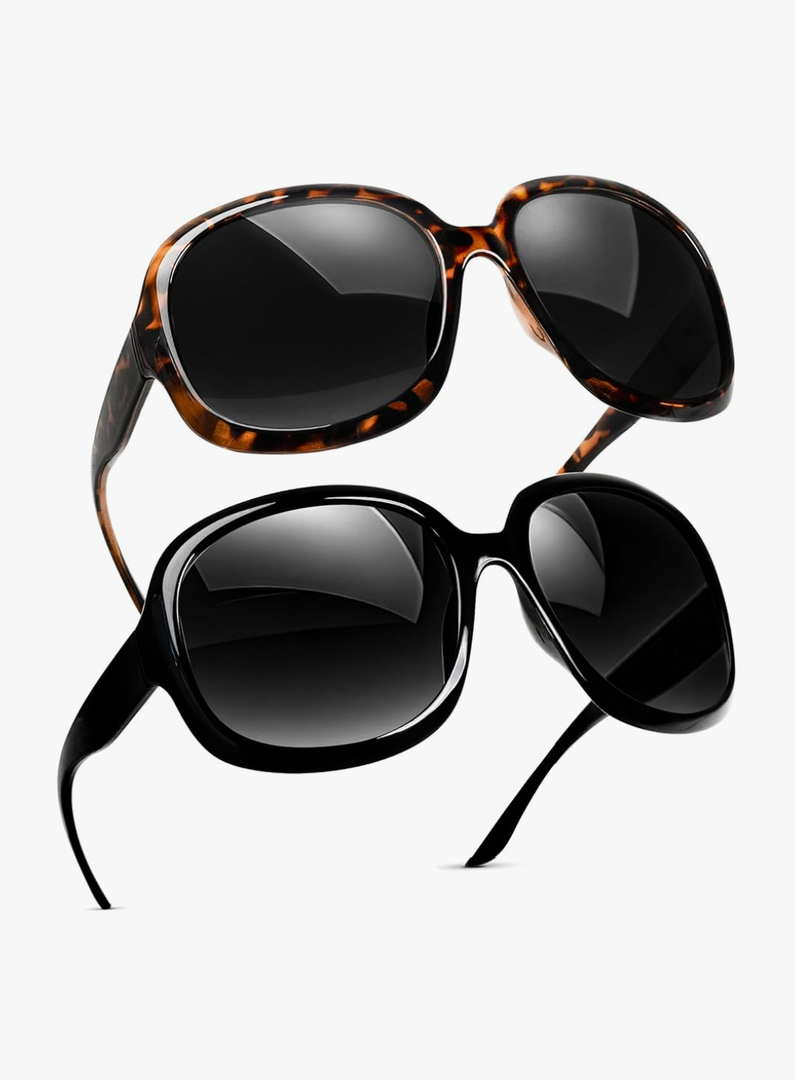 miyya Bug Eye Oversized Polarized Sunglasses Womens, Trendy Retro Sun Glasses for Women 2025, Oversized UV Protection Shades