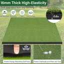 5x4ft Golf Hitting Mat with 10 Balls,9 Tees for Golf Practice