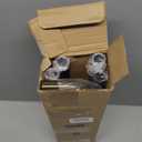 TANGWIN Bronze Wrap Around Curtain Rods 48 to 90 Inch: Blackout Heavy duty Adjustable Window Curtain Rod for Bedroom, Industrial Darkening Curved French Metal Single Drapery Rods Set Easy Install, Brown