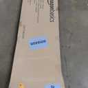 Amazon Basics Full-Size Ironing Board - 4-Leg Fold-Up, Chevron Removable Cover, 60"L x 14"W x 38"H