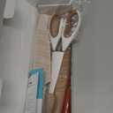 Astercook Knife Set, 13 Pieces Kitchen Knives Set with Healthy Anti-Rust Coating, Dishwasher Safe, Stainless Steel Chef Knife Sets with 6 Blade Guards, Perfect Holiday Gifts for Kitchen (Cream)