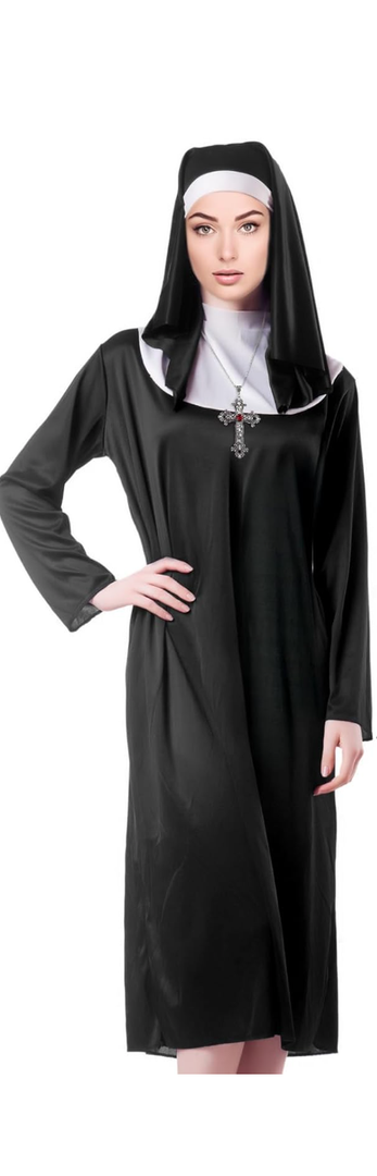 Nun Costume - Adult Nun Outfit for Halloween, Cosplay & Theme Parties XXL