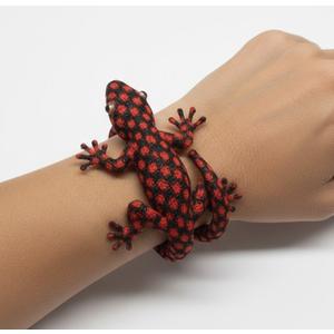 Wrapping Hand Bracelet Red Lizard