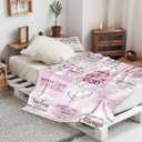 Christian Gifts for Women Blanket 60"x50"- Inspirational Religious Birthday Catholic Spiritual Gifts for Women - Baptism Confirmation Gifts for Girl - Child of God Christian Blankets